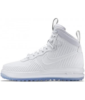 Кроссовки мужские Nike Lunar Force 1 высокие белые