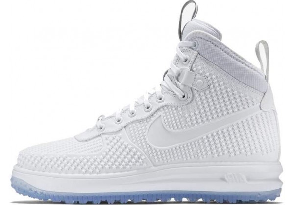 Кроссовки мужские Nike Lunar Force 1 высокие белые