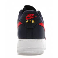 Nike кроссовки Air Force 1 07 Obsidian White-University Red мульти