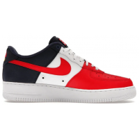 Nike кроссовки Air Force 1 07 Obsidian White-University Red мульти