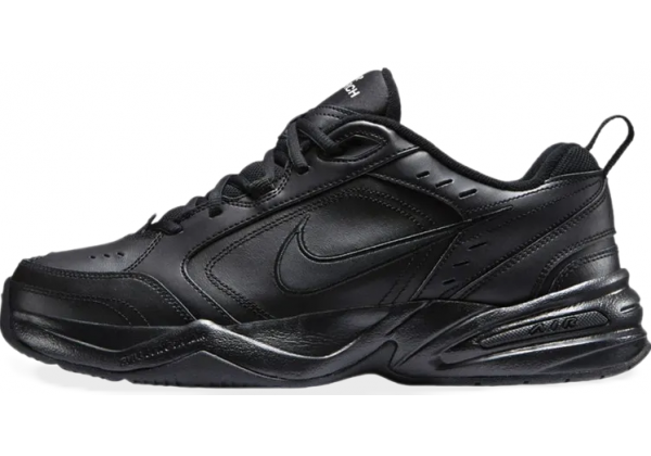 Nike Air Monarch 4 Triple Black с мехом