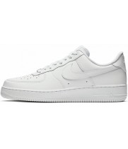 Nike Air Force 1 Low All White с мехом