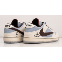 Кроссовки Air Force 1 серо-голубые 