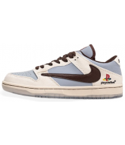 Кроссовки Air Force 1 серо-голубые 