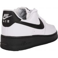 Nike Air Force 1 Low White Black с мехом