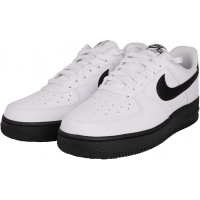 Nike Air Force 1 Low White Black с мехом