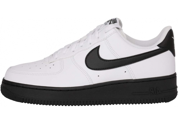 Nike Air Force 1 Low White Black с мехом