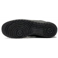 Зимние кроссовки Nike Lunar Force 1 Duckboot All Black With Fur черные