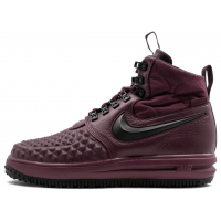 Кроссовки Air Force 1 Duckboot '17 Burgundy бордовые
