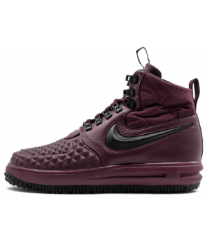 Кроссовки Air Force 1 Duckboot '17 Burgundy бордовые