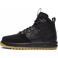 Кроссовки Nike Lunar Force 1 Duckboot Black с мехом