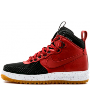 Nike Lunar Force 1 Duckboot Red с мехом