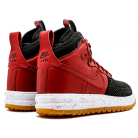 Nike Lunar Force 1 Duckboot Red с мехом