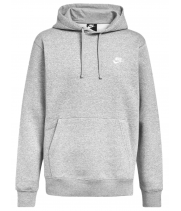 Толстовка Nike Club French Terry Hoodie Grey