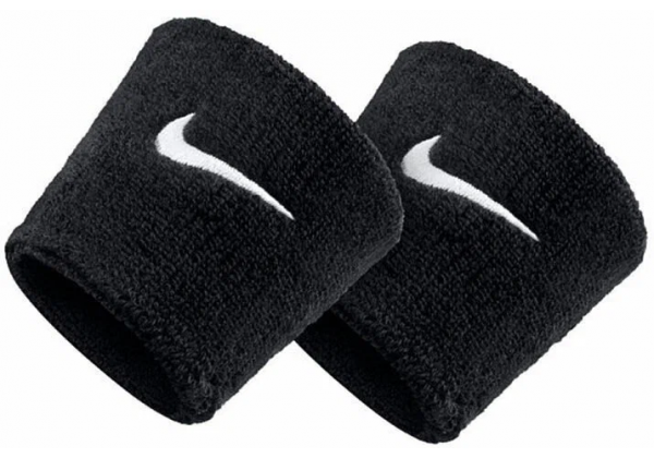 Напульсник спортивный Nike Swoosh Wristbands Black