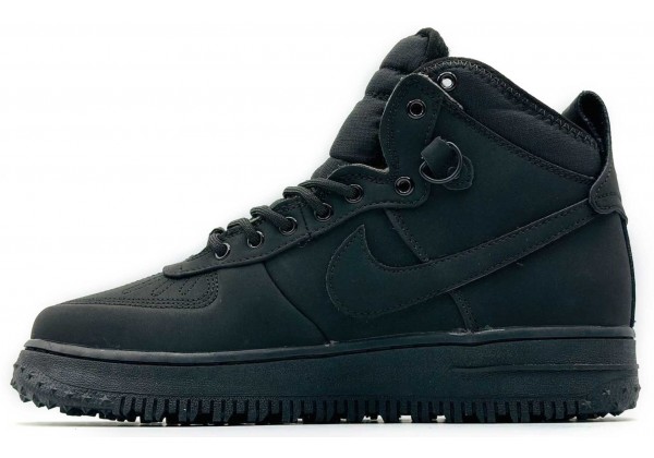 Nike Lunar Force 1 Duckboot WaterShield Black зимние