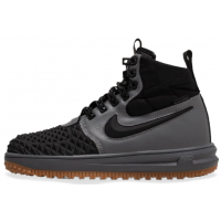 Nike Lunar Force 1 Duckboot Grey с мехом