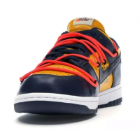 Кроссовки Nike X Off-White Dunk Low University Gold