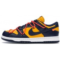 Кроссовки Nike X Off-White Dunk Low University Gold