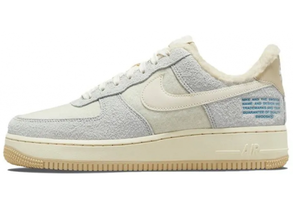 Nike Air Force 1 Low '07 LV8 Sherpa Photon Dust с мехом