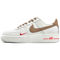 Nike Air Force 1 LV8 White Grey с мехом