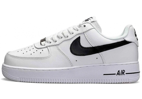 Кроссовки Nike Air Force 1 '07 White Black зимние