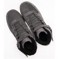 Кроссовки Nike Air Force 1 High замшевые серые
