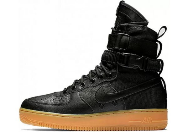 Nike кроссовки Air Force 1 High SF AF1 Black