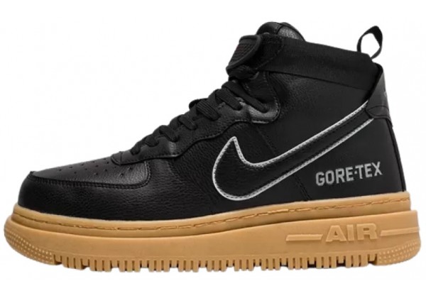 Кроссовки Nike Air Force 1 Gore Tex Black Beige
