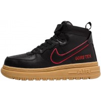 Nike Air Force 1 Gore Tex Black Red Plus