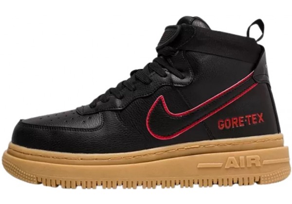 Nike Air Force 1 Gore Tex Black Red Plus