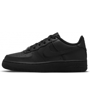 Кроссовки Nike Air Force 1 Low All Black с мехом
