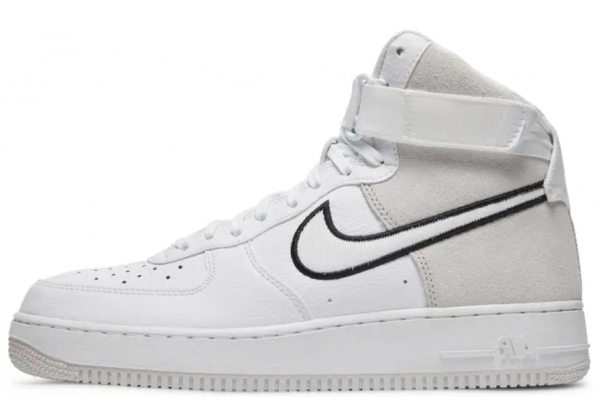 Nike Air Force 1 High White Vast Grey Black