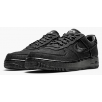 Кроссовки Stussy x Nike Air Force 1 Black Low
