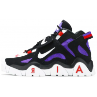 Nike Air Barrage Mid White Purple