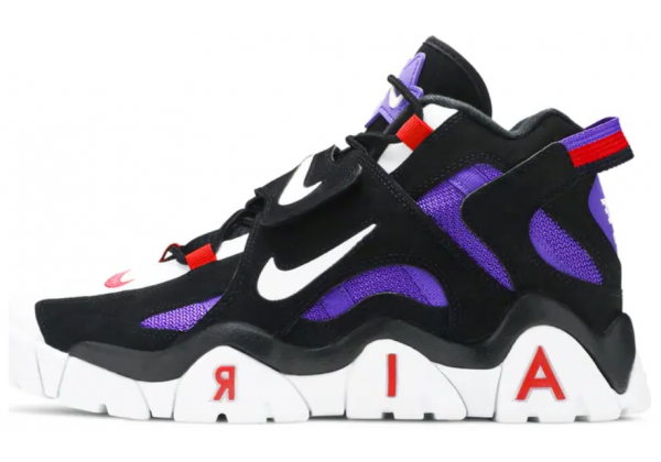 Nike Air Barrage Mid White Purple