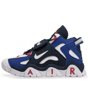 Кроссовки Nike Air Barrage Mid QS White Red Blue