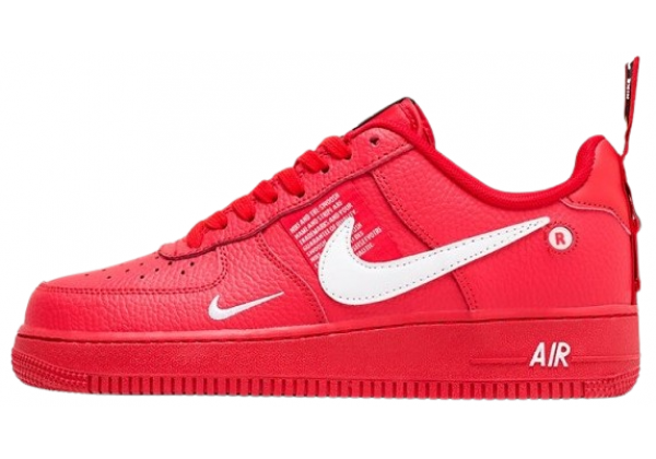Кроссовки Nike Air Force 1 LV8 Utility красные