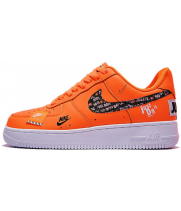 Кроссовки Nike Air Force 1 07 Just Do It Orange