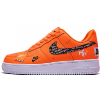 Кроссовки Nike Air Force 1 07 Just Do It Orange