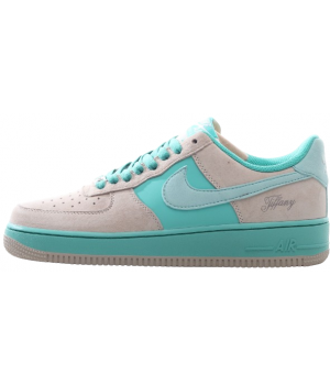 Кроссовки Nike Air Force 1 '07 Low X Tiffany Turquoise Gray