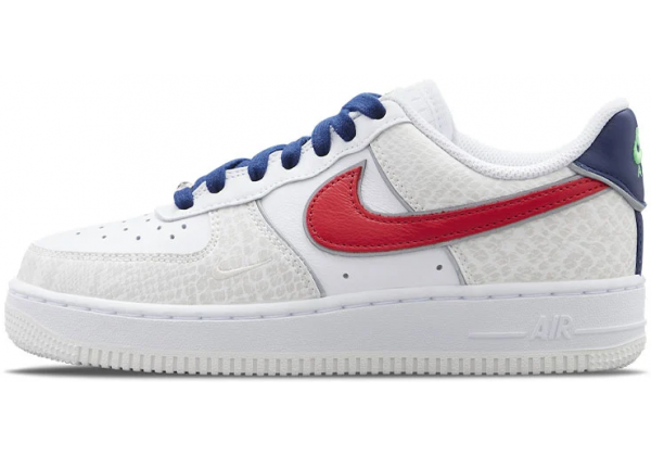 Кроссовки Nike Air Force 1 '07 Low White Red Grey