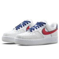 Кроссовки Nike Air Force 1 '07 Low White Red Grey