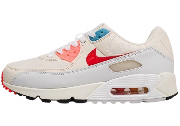 Кроссовки Nike Air Max 1 Leather White Red