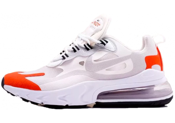 Кроссовки Nike Air Max 270 React белые с красным