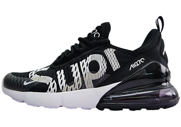 Кроссовки Nike Air Max 270 x Supreme Black White