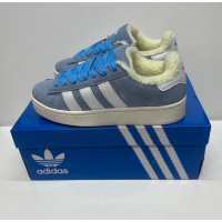 Кроссовки Adidas Campus 00s Blue с мехом