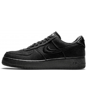 Кроссовки Stussy x Nike Air Force 1 Black Low
