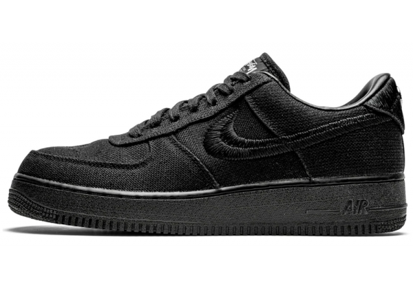 Кроссовки Stussy x Nike Air Force 1 Black Low