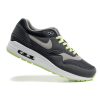 Nike Air Max 1 87 серые с салатовым